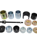 BTSHUB Silent Bearing Puller Kit with metal sleeves, spacers, and long bolt for BMW rear differential bushings.