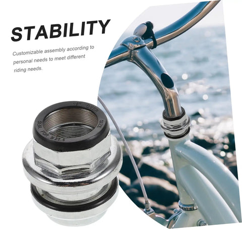 Premium Stainless Steel Bicycle Headset With Precision Ground Front Fork Cups And Drop Dead Easy Swap For Bombproof Build Quality And Slick Handling On Weekend Blast Runs
