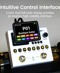Dual Stomp Lite Multi Effects Guitar Pedal With 125 Effects, 99 Presets, 2-inch color display, intuitive control interface.