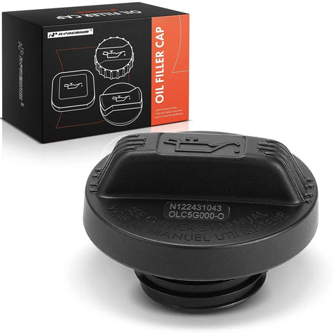 Engine Oil Filler Cap For Honda Accord Civic CRV Ridgeline Pilot Odyssey Passport Element Fit And Acura TSX TL RSX RLX RDX MDX ILX From 2003 To 2019 Models Easy Install front view with box