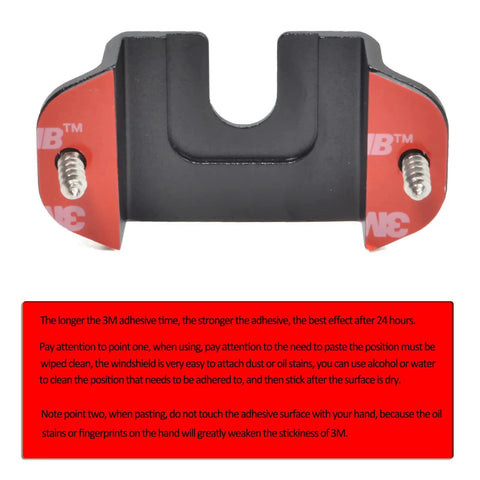 Universal Car Mount For Handheld CB And VHF UHF Radios, Microphone Hanger Holder Kit With Screws, Side Clip Mount