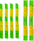 Beehive Entrance Reducer Set for 10 Frame Hives, Adjustable Plastic Entrance Gates With Mouse Guard, 14.76 Inch Length