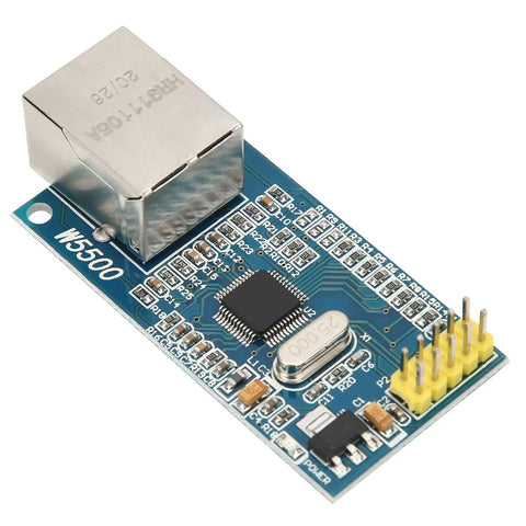 W5500 Ethernet Module For Microcontrollers With Hardware TCP IP Stack And SPI Interface Ten And Hundred Mbps Auto Response