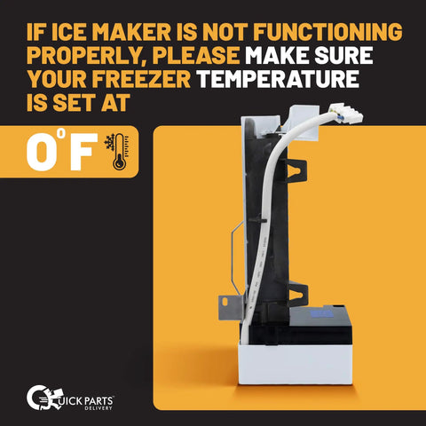 Ice Maker Replacement Kit For Refrigerators Side By Side And Top Mount Models Compatible With Frigidaire GE Kenmore