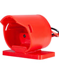 Power Ride Wheel Adapter For 12V Battery - Heavy Duty 12 Gauge Power Connector, red exterior, rear angle view