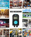 Straight Up Reliable Electric Hand Tally Counter With Comfortable Neck Strap Lcd Screen in various use occasions like school and gym.
