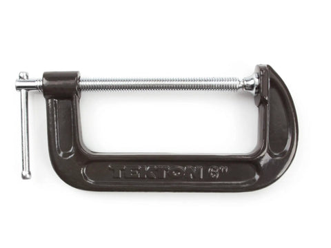 Heavy Duty 6 Inch Malleable Iron C Clamp For Woodworking Metalworking And Automotive Projects With I Beam Frame For A Beefy Grip