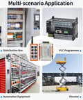 Image showing uses of 8 Channel Wireless Remote Control Switch For DC 12V To 36V Systems 433MHz 10A in industrial settings.
