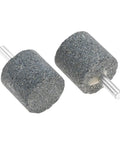 10Pcs 30mm Aluminum Oxide Mounted Grinding Stones With Quarter Inch Shank For Electric Rotary Tools Drill Grinder