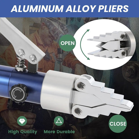 6T Portable Hydraulic Flange Spreader With Aluminum Alloy Pliers, Manual Flange Splitter, Max Spread 36mm detail view