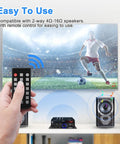 Remote control operating Beefy Bluetooth 5.0 HiFi Stereo Amplifier With 400W And 400W Peak Power 2.0 Channel Receiver