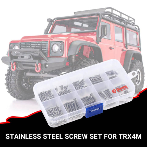 Beefed Up Stainless Steel Hex Screws Hardware Kit With Pins And Nuts M1.6 M2 M2.5 Grade 12.9 beside RC crawler car