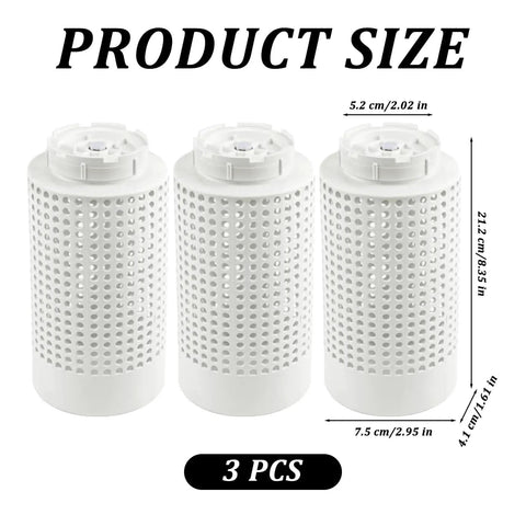 3 Pack In Ground Compost Bin For Outdoor Garden And Yard Four By Ten Inch PVC Composter Tumbler displayed in a row