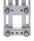 Mini Vise For Jewelry And Model Making, CNC Aluminum Alloy Bench Clamp, Precision Small Part Holder With 0 To 47 Mm Range, Flat Base Mounting, Pro Grade Crafting Tool For Enthusiasts And Professionals, front view