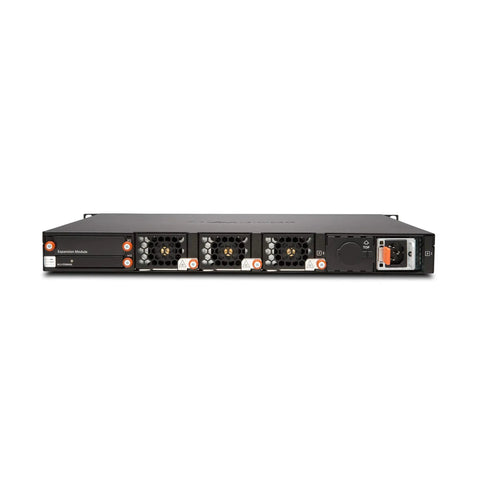 Next Generation Network Security Appliance Bringing Kick Butt Enterprise Firewall Protection With Heavy Duty Threat Prevention And Beast Mode Daily Reliability Model 01 Ssc 1940 rear view with expansion module and multiple power supply slots.