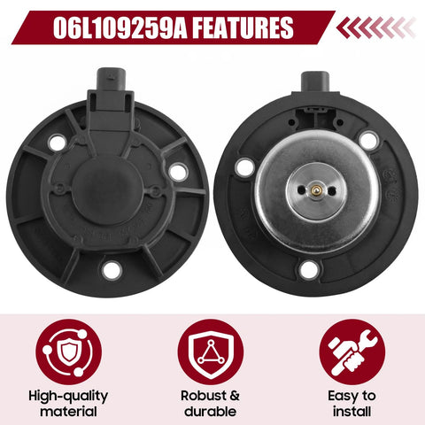 Front and back view of VW VVT Solenoid Replacement for Audi and VW Cars Engine Variable Valve Timing Solenoid