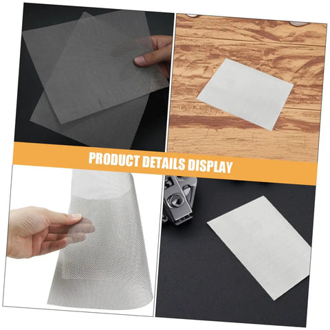 4 Pack Quick Bumper Repair Mesh Stainless Steel Sheet For Car Bumper Auto Repair Kit