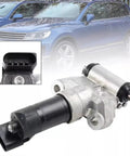 Top Tier Electrical Parking Brake Actuator For Porsche Cayenne 2011 To 2018 showing motor design and connector for easy installation.