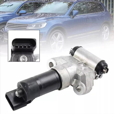 Top Tier Electrical Parking Brake Actuator For Porsche Cayenne 2011 To 2018 showing motor design and connector for easy installation.