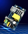24V Power Supply Module With High Efficiency AC To DC Converter Stable 4A To 6A Output For Industrial Equipment Industrial Grade Power Solution For Reliable Smooth Operation. AC-DC board with heatsinks and capacitors