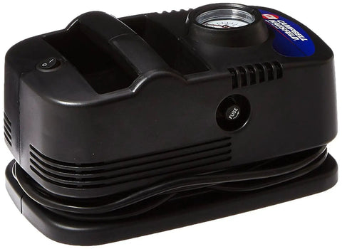 Portable 150 PSI Air Compressor For Cars Trucks And Bikes With 120V Power Built In Gauge Presta Adapter Inflator Needle And Quick Tire Inflation