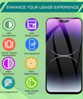 iPhone 14 Pro Screen Replacement Kit with Proximity Sensor Earspeaker Flex Cable 6.1 Inch 3D Touch LCD Display