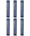 Six Pack Blue Alloy Steel Compression Springs 3 8 Inch Outer Diameter 1 75 Inch Length For 3D Printers And Mechanical Equipment Light Load Applications With Durable Coil Wire Construction. Set of 6 springs, blue alloy steel, suitable for 3D printers.