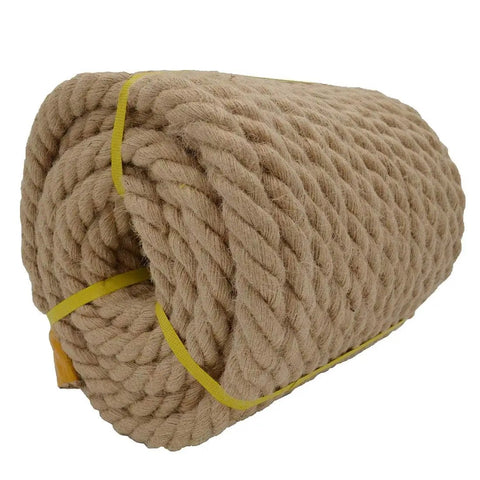 100 Percent Natural Hemp Rope Thick 1 Inch By 100 Ft Heavy Duty Manila Jute Rope for craft projects and outdoor use