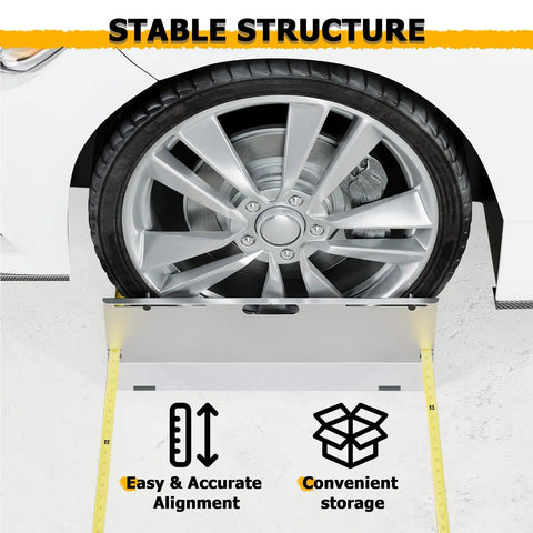 Killer Grade DIY Wheel Alignment Tool With Four Sturdy Probes And Lightweight Aluminum Toe Plates For Bulletproof Vehicle Tracking And Zero Hassle Front End Geometry Calibration Gonna Nail Your Ride Setup Without Breaking The Bank