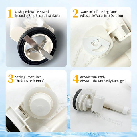 Heavy Duty Two Inch Toilet Flush Valve Replacement For One Piece And Integrated Tanks Ditch The Weak Flush With This Top Shelf Bathroom Plumbing Kit Built To Perform Daily