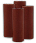 Pro Grade Long Drum Sanding Sleeves 4 Pack 320 Grit Replacement Abrasive Covers for Inflatable 3 Inch Drum Sander.