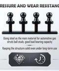 4 Piece 10mm Ball Stud Kit For Gas Struts With M6 Thread Includes Spacers And Nuts Built Tough For Lift Support on display