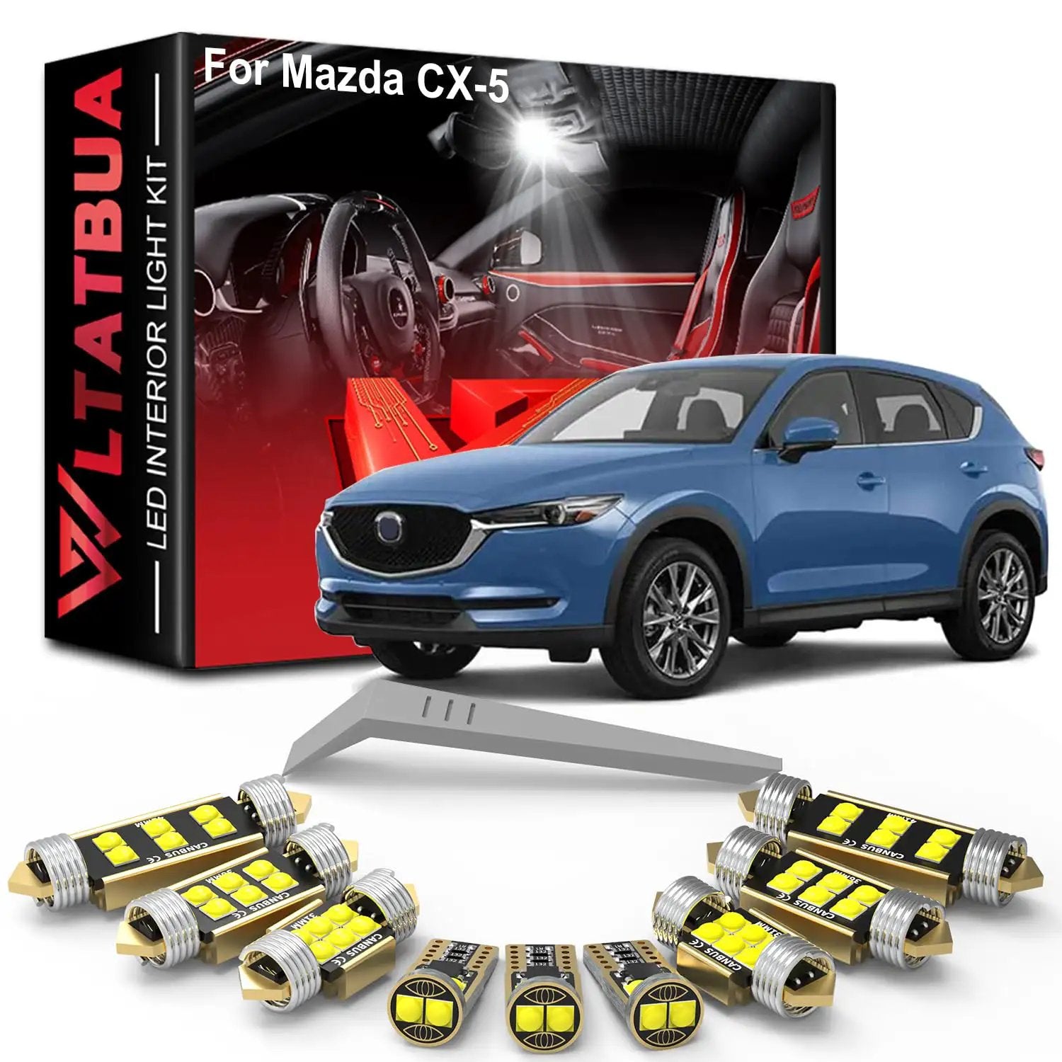 Mazda CX5 LED Interior Light Replacement Kit Ultra Bright