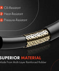 Power Steering Return Hose Line Assembly, multi-layer rubber, for Acura TSX 2004-2008 and Honda Accord 2003-2007 engine