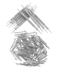 Stainless Steel Watch Band Pins And Spring Bars Replacement Kit 110pcs for secure connection and durability shown in detail