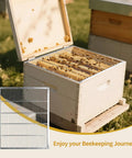 Heavy Duty Metal Queen Excluder For 10 Frame Beehives Galvanized Rustproof Beekeeping Tool with precise 4mm spacing