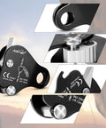 Climbing Ascender Rope Grab For Rock Climbing And Mountaineering Fall Protection Belay Device With Instant Rope Lock