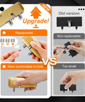 All In One Watch Repair Kit Pro Grade Gear for battery swaps and strap adjustments showing upgraded replaceable adjustable tool.