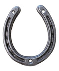 Authentic Handmade Cast Iron Horseshoe Wall Decor Heavy Duty Good Luck Charm Wedding Present Includes Hardware close-up view