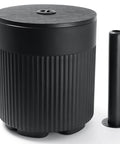 Tough As Nails 90lb Water Filled Patio Umbrella Base With Built In Ice Cooler 3 In 1 Outdoor Table With Umbrella Hole Black