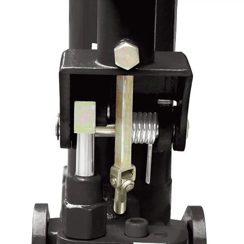 Dual Position Hydraulic Floor Jack For Forklifts With Flat Or Edged Lifting Surfaces, 5 Ton (10,000 Lb) Capacity, Heavy Duty Steel Construction, Black Finish, Ideal For Tire Changes And Quick Lift Jobs