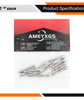 Stainless Steel Archery Field Points With BreakOff Tips For 4 2mm Shafts GlueIn Insert 60 120 Grain Range In 10 Grain Increments
