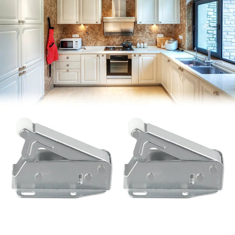 Push To Open Door Latch With Touch Catch Cabinet Hardware for cupboard, closet, cold rolled steel spring, durable steel build