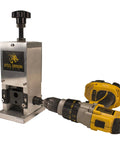 Benchtop Wire Stripping Machine for Copper Wire From 0.15 Inch to 1 Inch, Drill Powered or Manual Hand Crank Operation