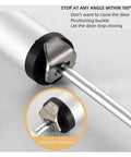 Automatic Door Closer 35kg Heavy Duty Aluminum Alloy With Soft Close Adjustable Speed and Gas Spring 100 Degree Position Stop