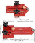 Extended Thin Rip Jig For Table Saws And Router Tables, Easy Narrow Strip Cuts, Aluminum Alloy Guide With Anodized Finish