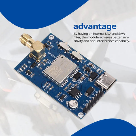 High Precision RTK GNSS Module For Drones With 10Hz Update Rate And Multiband Tracking Delivers Centimeter Level Positioning