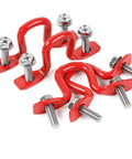 Red metal 4Pack Pickup Truck Bed Tie Down Anchors Hooks For Toyota Tacoma X Runner Cargo Mounting Brackets Metal Fixing Hooks