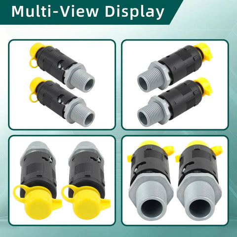 Multi-view display of Oil Drain Valve For Lawn And Garden Equipment Fits AYP 181654 428287 Craftsman Cub Cadet Husqvarna