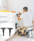 T Shaped Iron Door Hinges 8 Inch Black Painted Built To Last Heavy Duty Gate Hinges Replacement For Home Doors Two Pieces